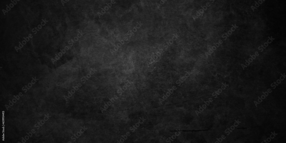 	
Modern Black texture chalk board and black board background. stone concrete texture grunge backdrop background anthracite panorama. Panorama dark grey black slate background or texture.