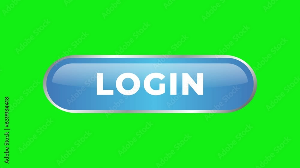 Login Glossy Web Button Design Animation on Green Background Login Glossy Web Button Design Animation on Green Background