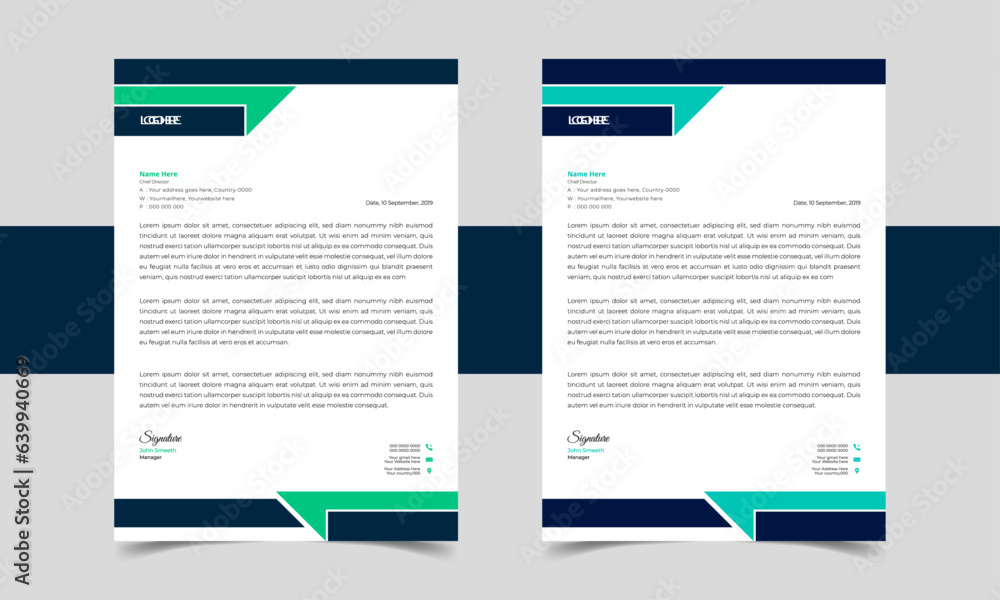 Modern Clean and professional, Simple And Clean Print Ready Design, minimalist concept business style, flyer layout, letterhead template design.