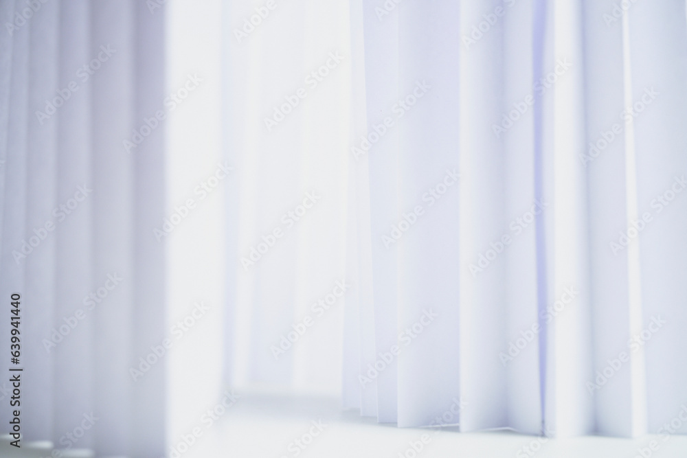 Obraz premium Zig Zag Folded paper background high key