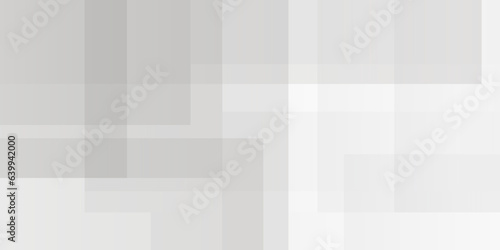 Abstract background with lines. Abstract minimal geometric white and gray light background design. white paper transparent material in triangle technology and square shapes in random geometric pattern