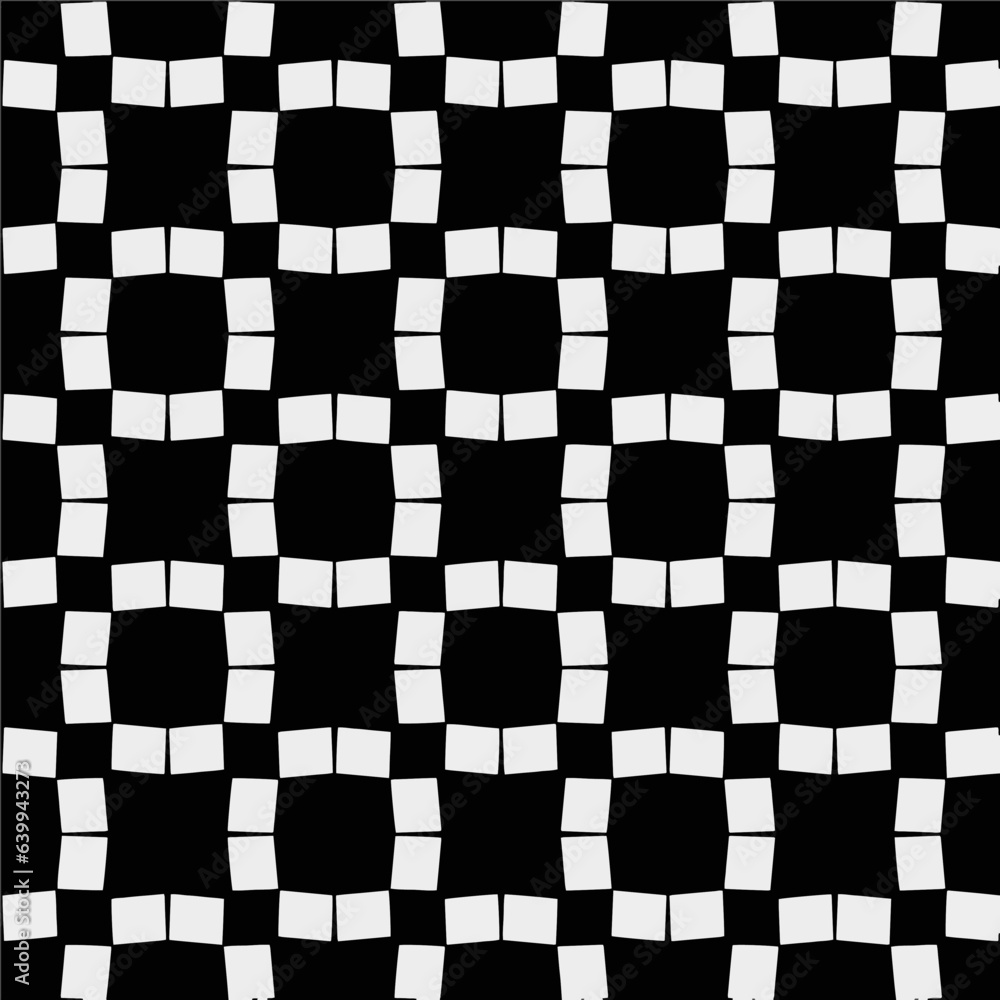 White background with black pattern. Seamless texture for fashion, textile design, on wall paper, wrapping paper, fabrics and home decor. Simple repeat pattern.
White background with black pattern. Seamless texture for fashion, textile design, on wall paper, wrapping paper, fabrics and home decor. Simple repeat pattern.