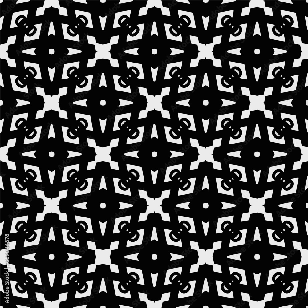 White background with black pattern. Seamless texture for fashion, textile design, on wall paper, wrapping paper, fabrics and home decor. Simple repeat pattern.
White background with black pattern. Seamless texture for fashion, textile design, on wall paper, wrapping paper, fabrics and home decor. Simple repeat pattern.