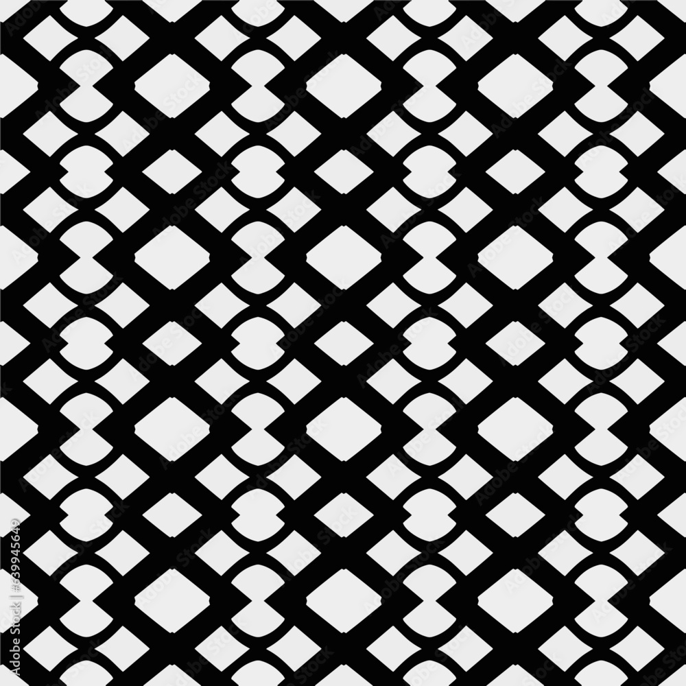 White background with black pattern. Seamless texture for fashion, textile design, on wall paper, wrapping paper, fabrics and home decor. Simple repeat pattern. White background with black pattern. Seamless texture for fashion, textile design, on wall paper, wrapping paper, fabrics and home decor. Simple repeat pattern.