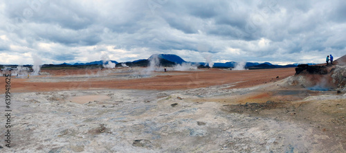 M vatn, Area, Hverir Geothermal Area - N mafjall, Iceland photo