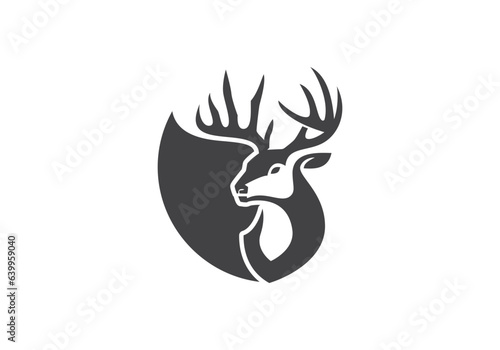 this is a a unique deer logo design for your business