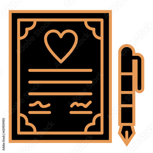 Wedding Contract Icon