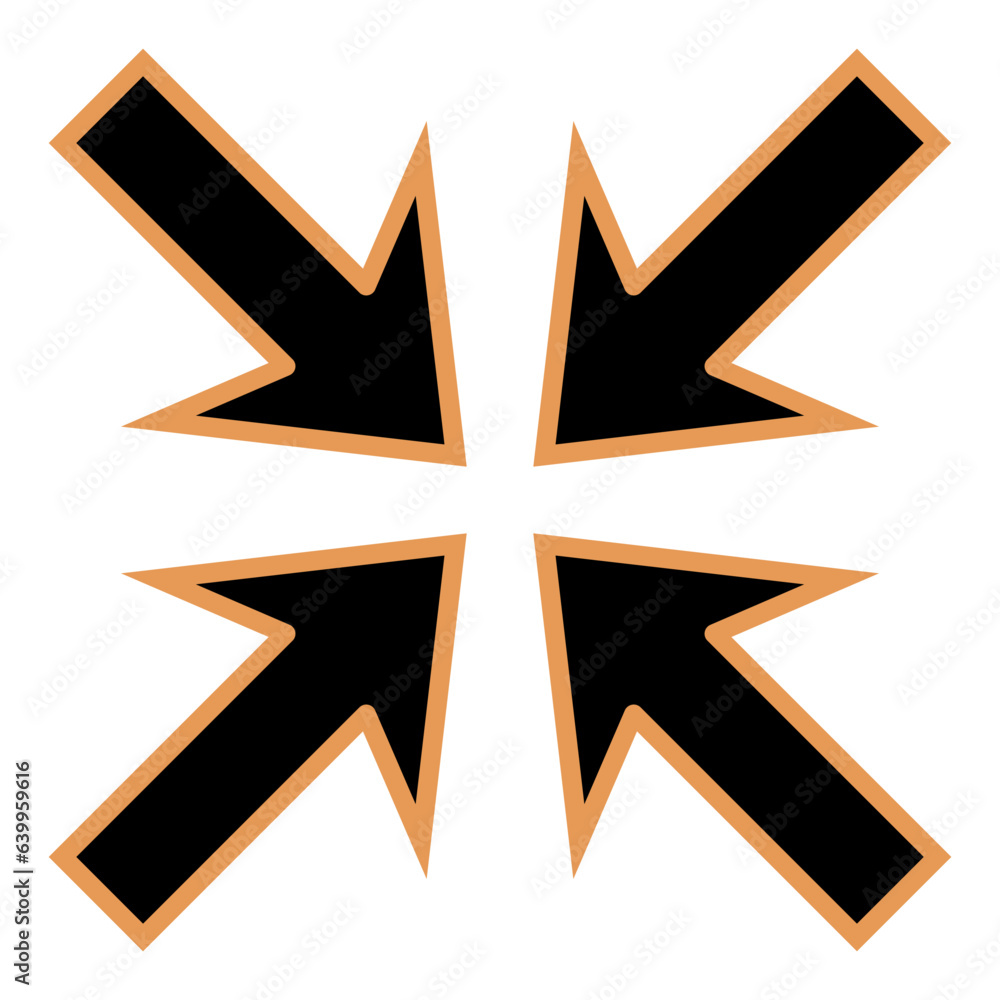 Obraz premium Minimize Icon