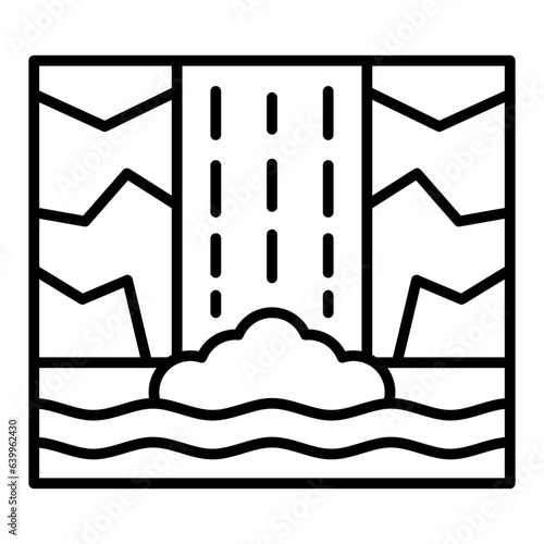 Waterfall Icon