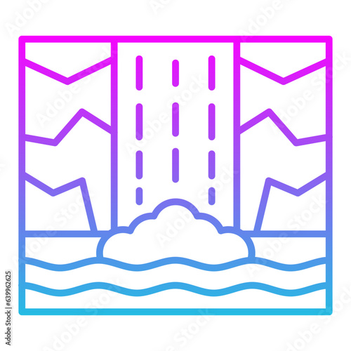 Waterfall Icon