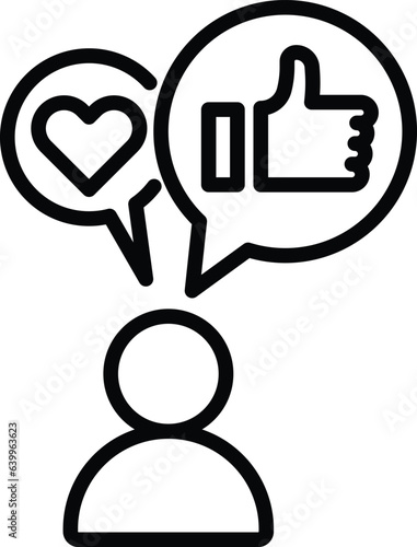 brand engagement  icon good excellence like love icon