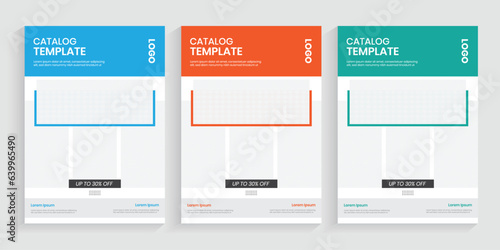 Business catalogue product a4 flier multipurpose layout, product catalog best advertising style flier