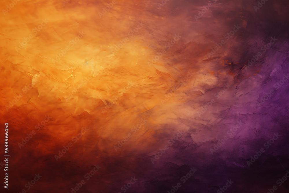 Autumnal Opulence, Dark Orange Brown Purple Abstract Texture with Vintage Elegance and Space for Design