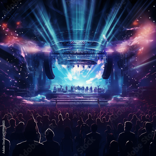 Wallpaper Mural Modern concert stage. Torontodigital.ca