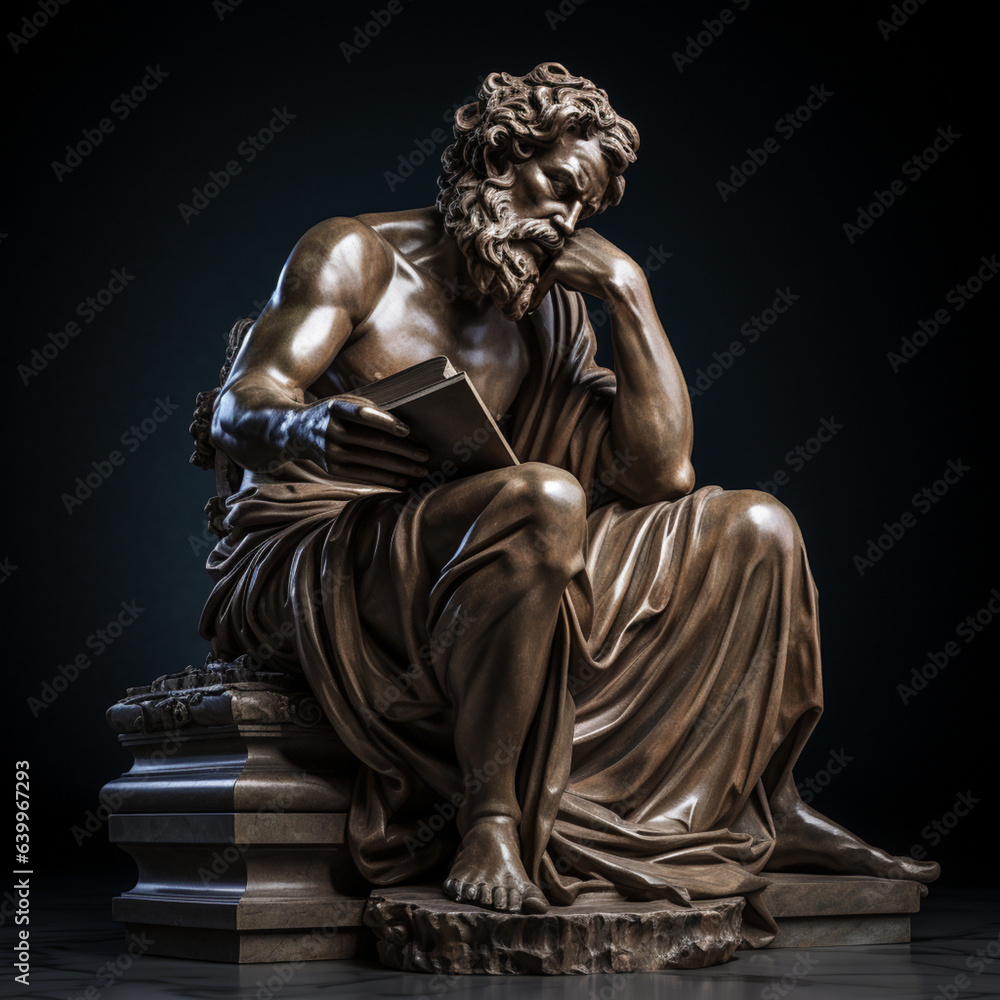 Statue of a philosopher.