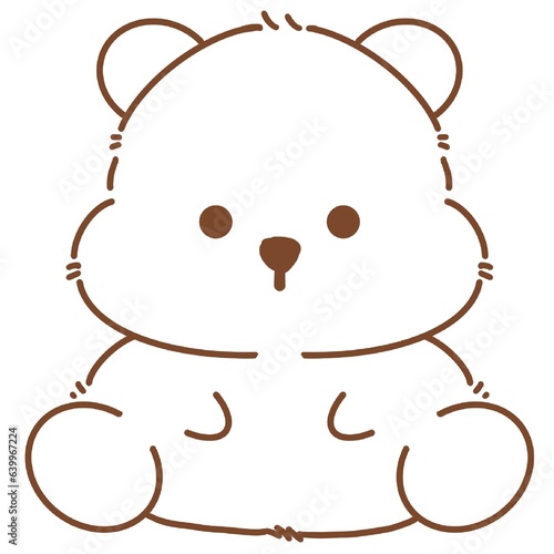 bear cub with a smile