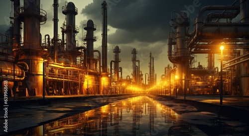 oil refinery and gas pipelines Generative AI