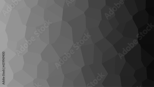 Black abstract low poly background. 