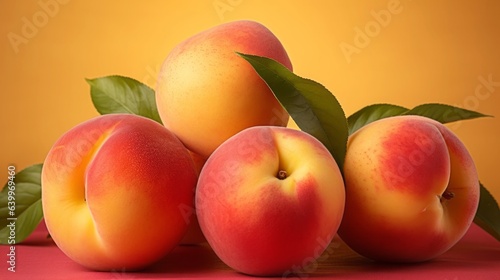 apricots with leaves