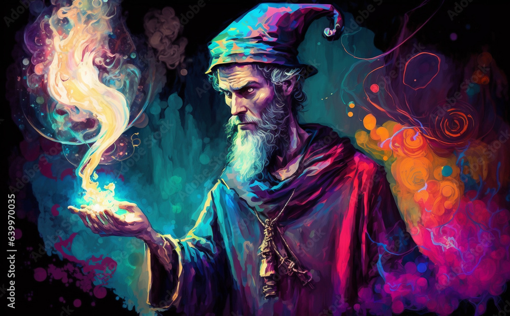 portrait of a wizard
