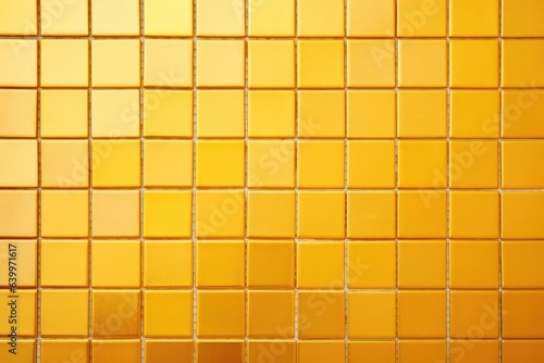 Gold yellow square mosaic tiles for ceramic wall