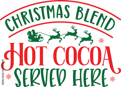 Christmas Blend Hot Cocoa Served Here