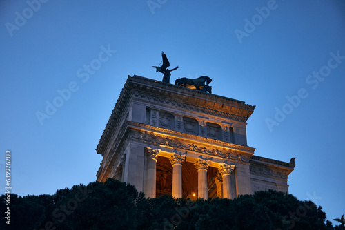 Altare della Patria, Rome, night