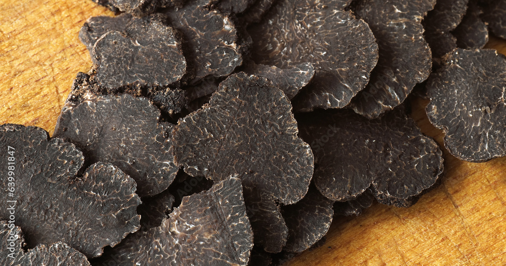 Perigord Truffle, tuber melanosporum, Mushrooms