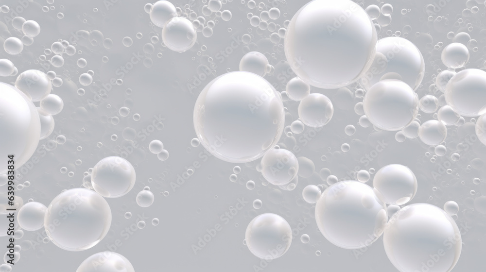 Foam Bubbles flat texture - obrazy, fototapety, plakaty 