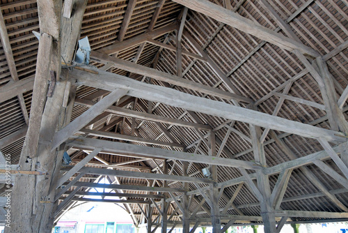 Les superbes halles de Le Faouët en Bretagne - Morbihan France