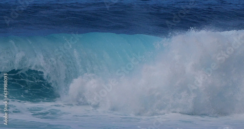 Waves in Atlantic Ocean, Porto Moniz, Madeira Island Portugal © slowmotiongli
