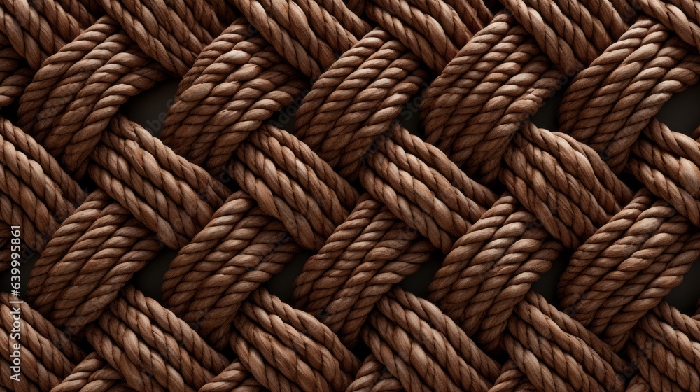 Interwoven Rope flat texture Interwoven Rope flat texture