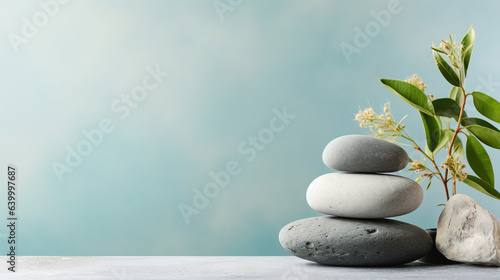 minimalist relax, healthy background with copy space