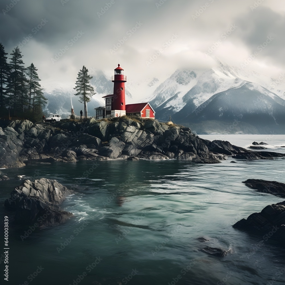 Lighthouse on Coast