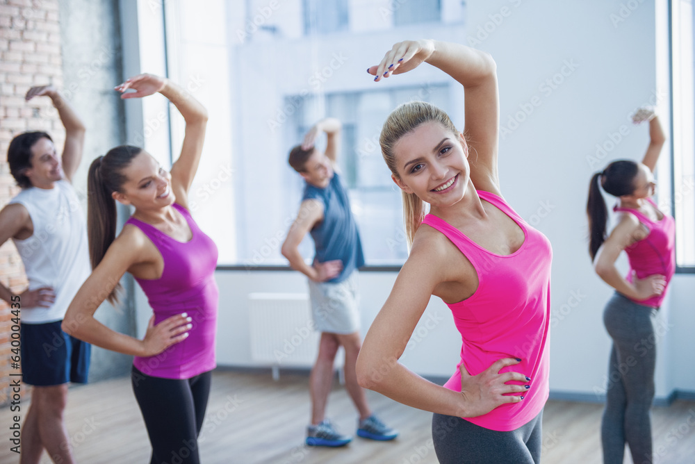 Fototapeta premium People doing sports