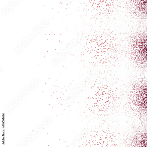 Amazing geometric matrix background in red and blue colors. Attractive square vector illustration.