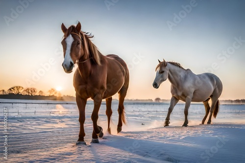 horse in winter © insta_photos/Stocksy