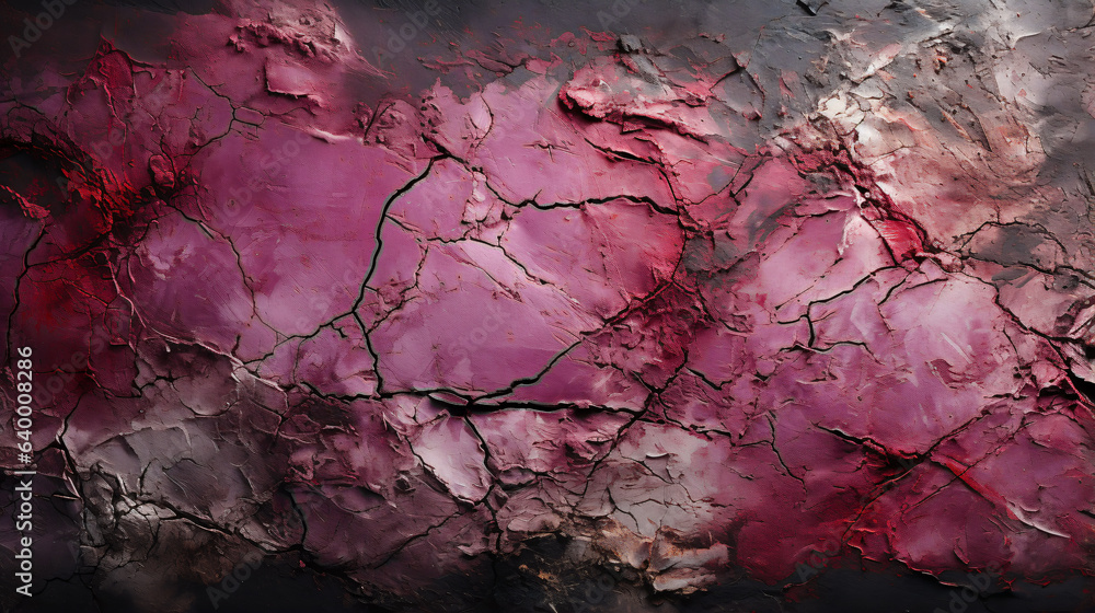 Naklejka premium background in shabby chic distressed and grunge purple color with rough surface old concrete wall