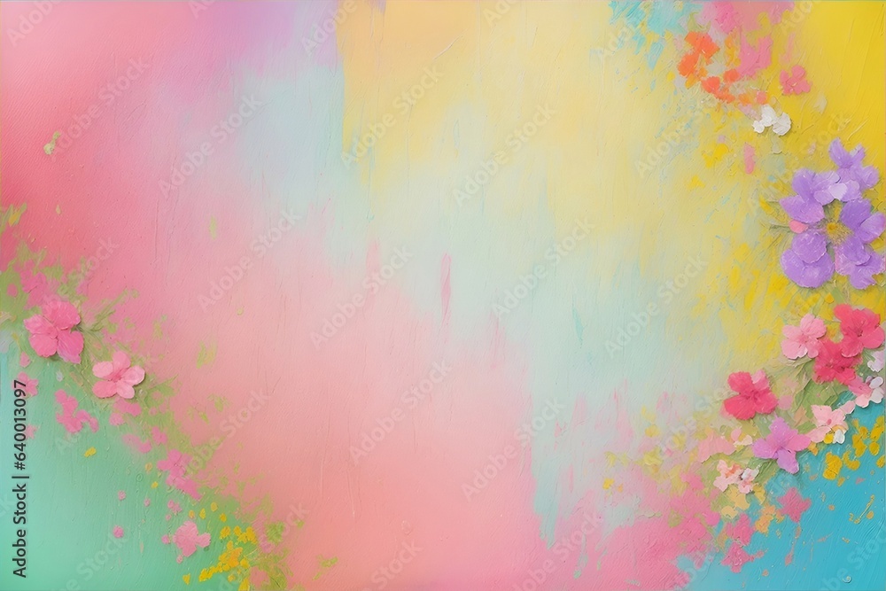 Color painted background