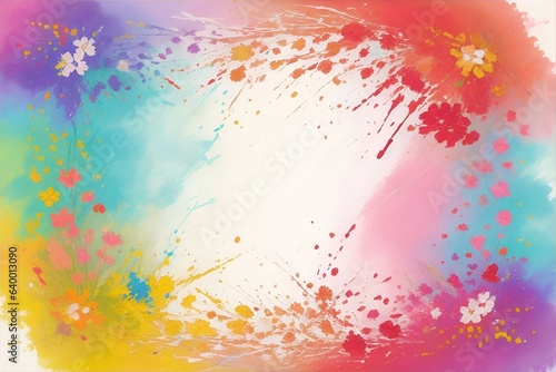 Color painted background
