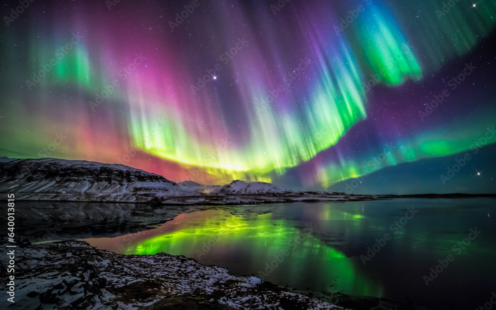 Die schönen Nordlichter Norwegens 