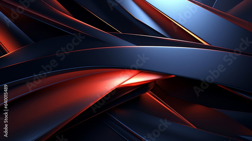 Red black abstract background, smooth shapes, agressive design, modern background