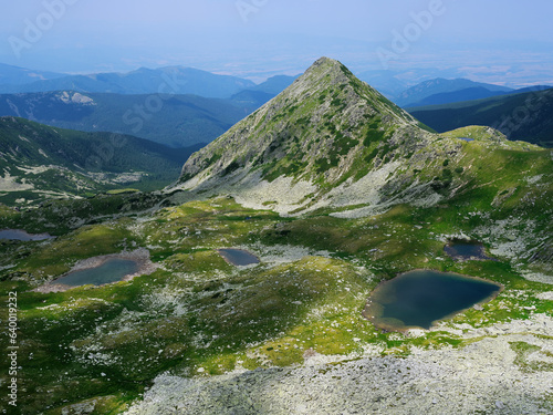 Scenic summer landscape in Retezat Mountains, Romania, Europe 