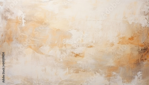 Abstract pale orange oil paint brushstrokes texture pattern painting wallpaper background © Ars Nova