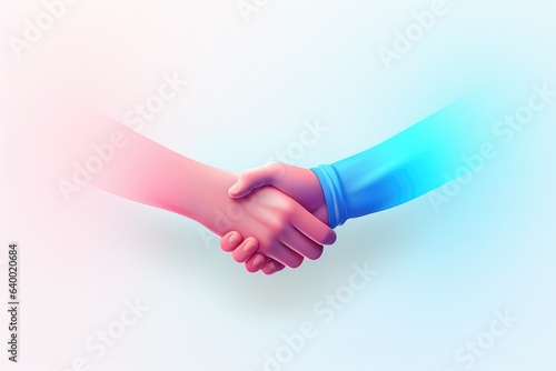 Illustration of a handshake symbolizing cooperation
