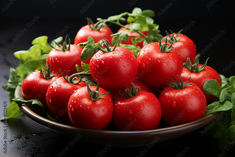 I'd like the fascination of this stunning picture of a bounty of plump, colorful tomatoes on a rustic wooden tray. Brilliant reds explode on a clean white backdrop, expressing freshness and vibrancy. I'd like the fascination of this stunning picture of a bounty of plump, colorful tomatoes on a rustic wooden tray. Brilliant reds explode on a clean white backdrop, expressing freshness and vibrancy.