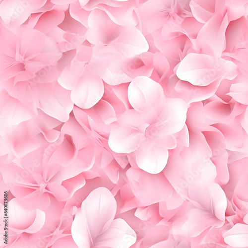 petals of pink rose spa background seamless pattern. High quality photo