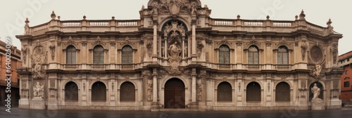 renaissance architecture style exterior photorealistic image made by generative AI © Brian