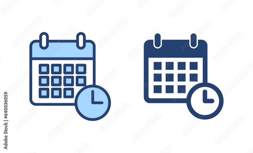 Calendar icon vector. Calender sign and symbol. Schedule icon symbol Calendar icon vector. Calender sign and symbol. Schedule icon symbol