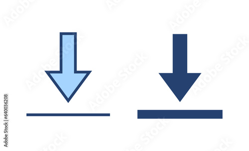 Download icon vector. Download sign and symbol